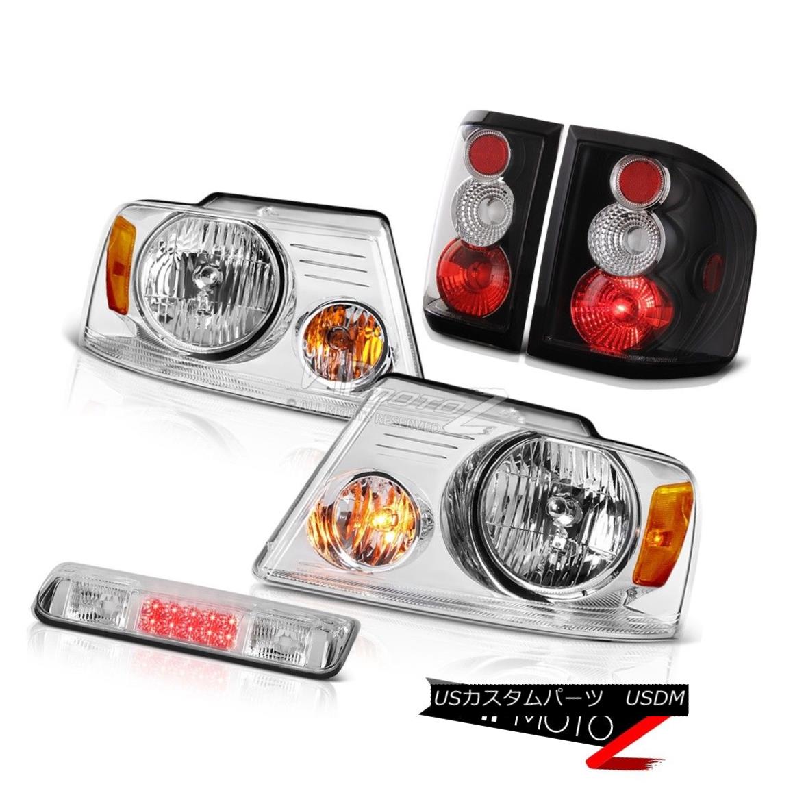 ヘッドライト 04-08 Ford F150 Flarside STX 3rd Brake Lamp Headlamps Black Rear Lights LED Euro 04-08 Ford F150 Flareside STX第3ブレーキランプヘッドランプブラックリアライトLEDユーロ 【並行輸入品】 49,764円