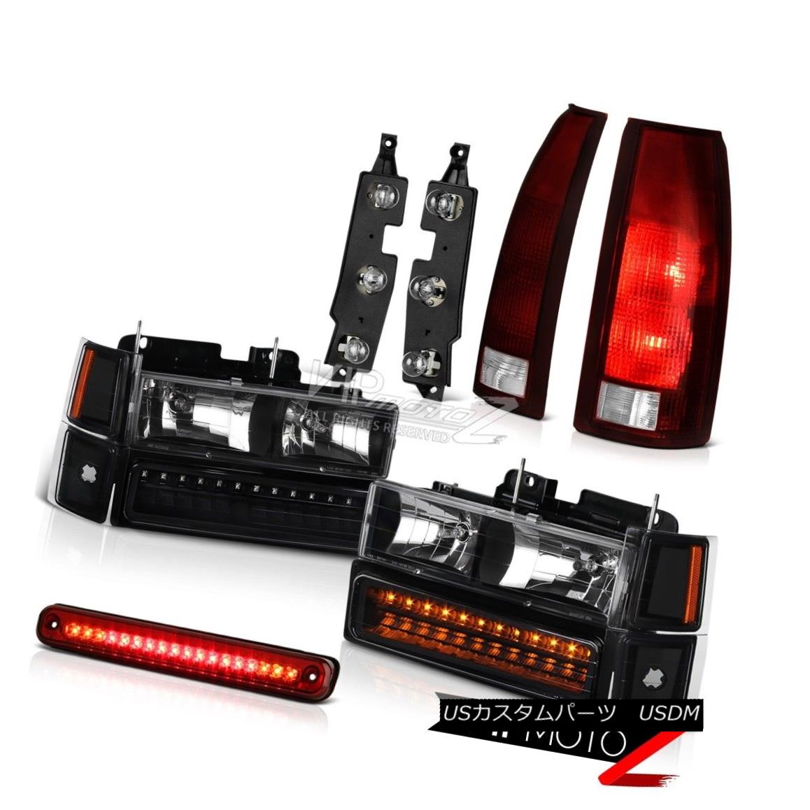 ヘッドライト 1994-1998 Chevy C3500 Roof Cab Lamp Taillamps Bulbs Holder 8Pcs Headlight Combo 1994-1998シボレーC3500ルーフキャブランプタイヤランプ電球ホルダー8個ヘッドライトコンボ 【並行輸入品】