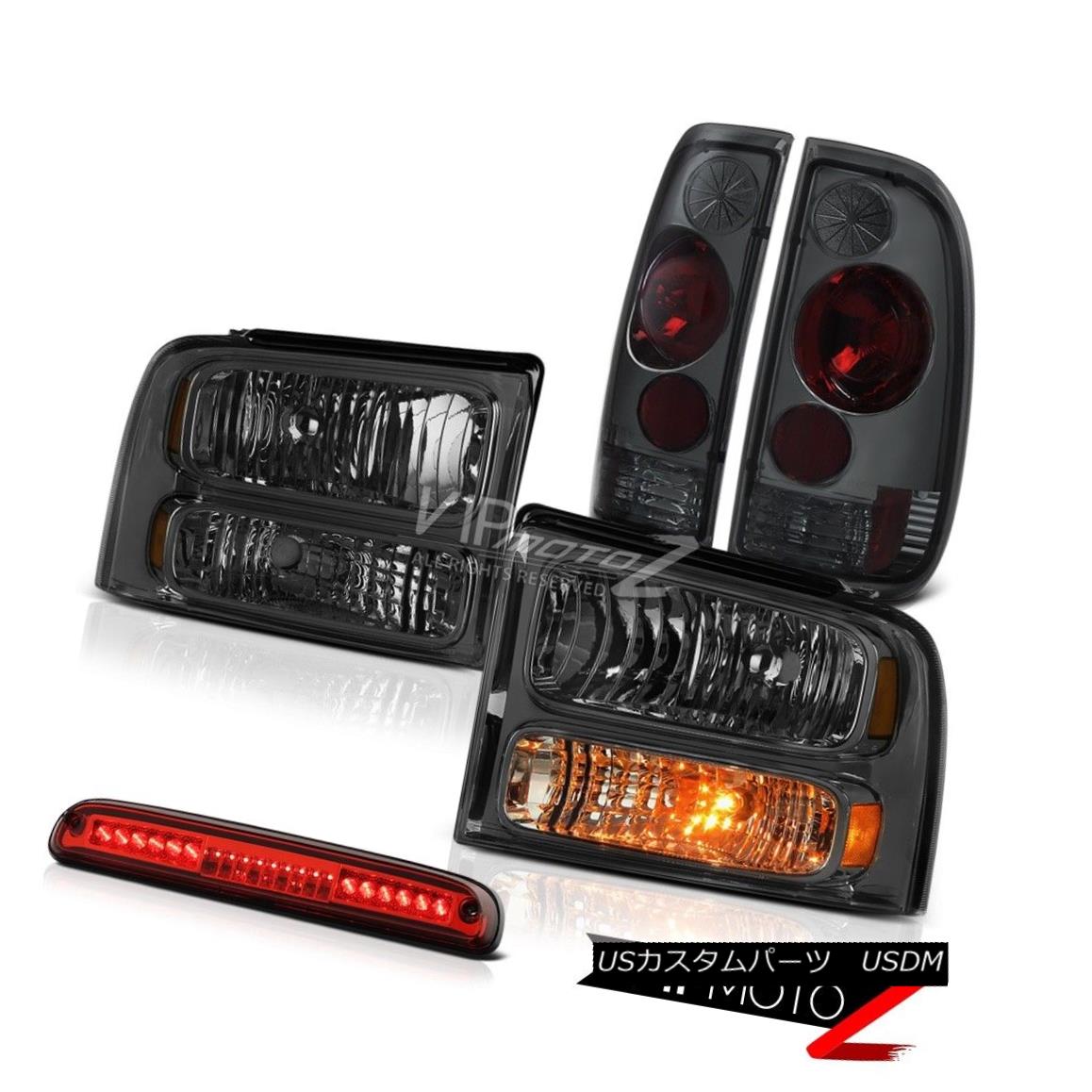 ヘッドライト 2005 2006 2007 F250 Lariat PAIR Smoke Headlights Red Tail Lights Roof Brake LED 2005 2006 2007 F250 Lariat PAIRスモークヘッドライトレッドテールライトルーフブレーキLED 【並行輸入品】