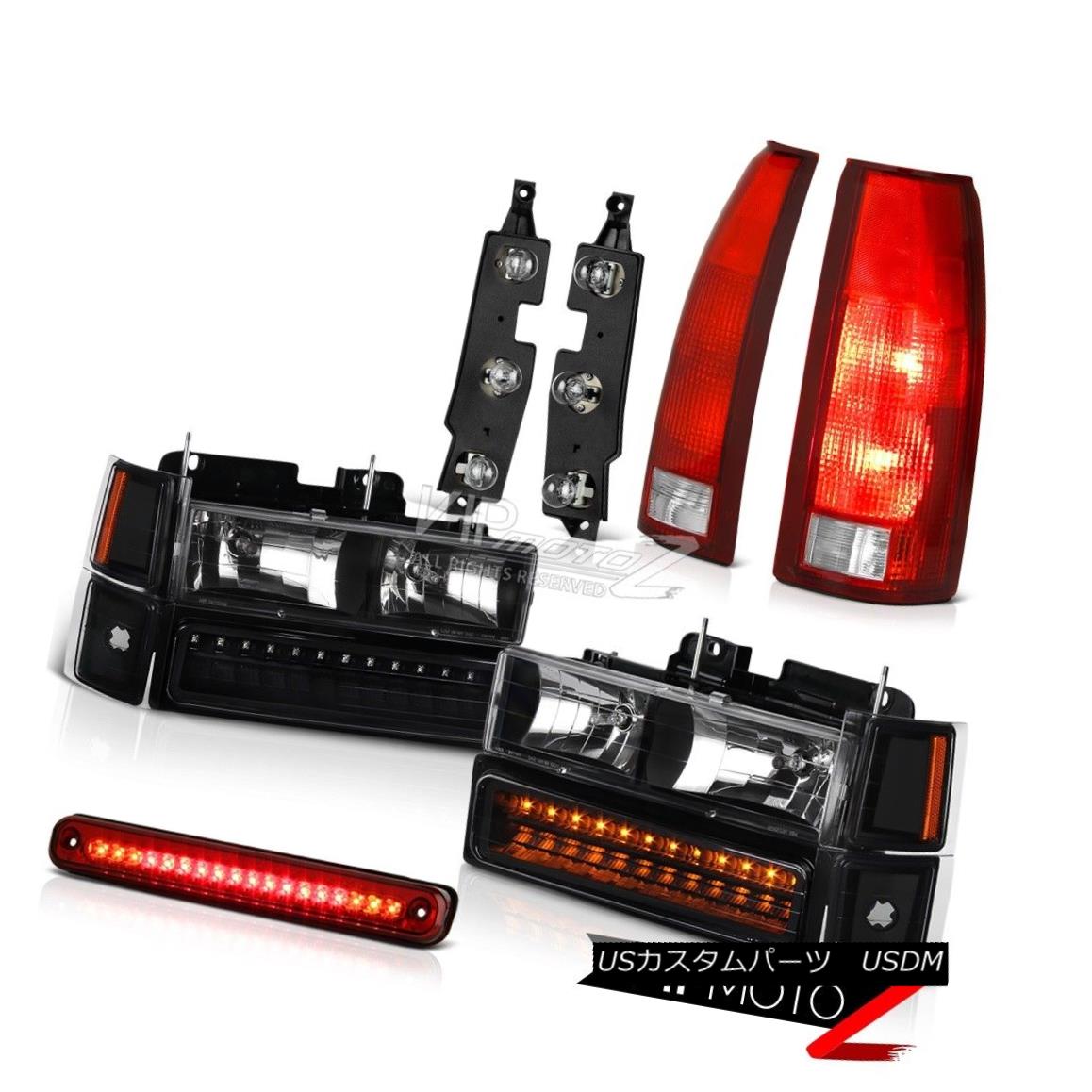 ヘッドライト 94-98 Silverado 2500 Roof Cab Lamp Tail Lamps Bulbs Panel 8Pcs Headlight Combo 94-98 Silverado 2500ルーフキャブランプテールランプ電球パネル8個ヘッドライトコンボ 【並行輸入品】