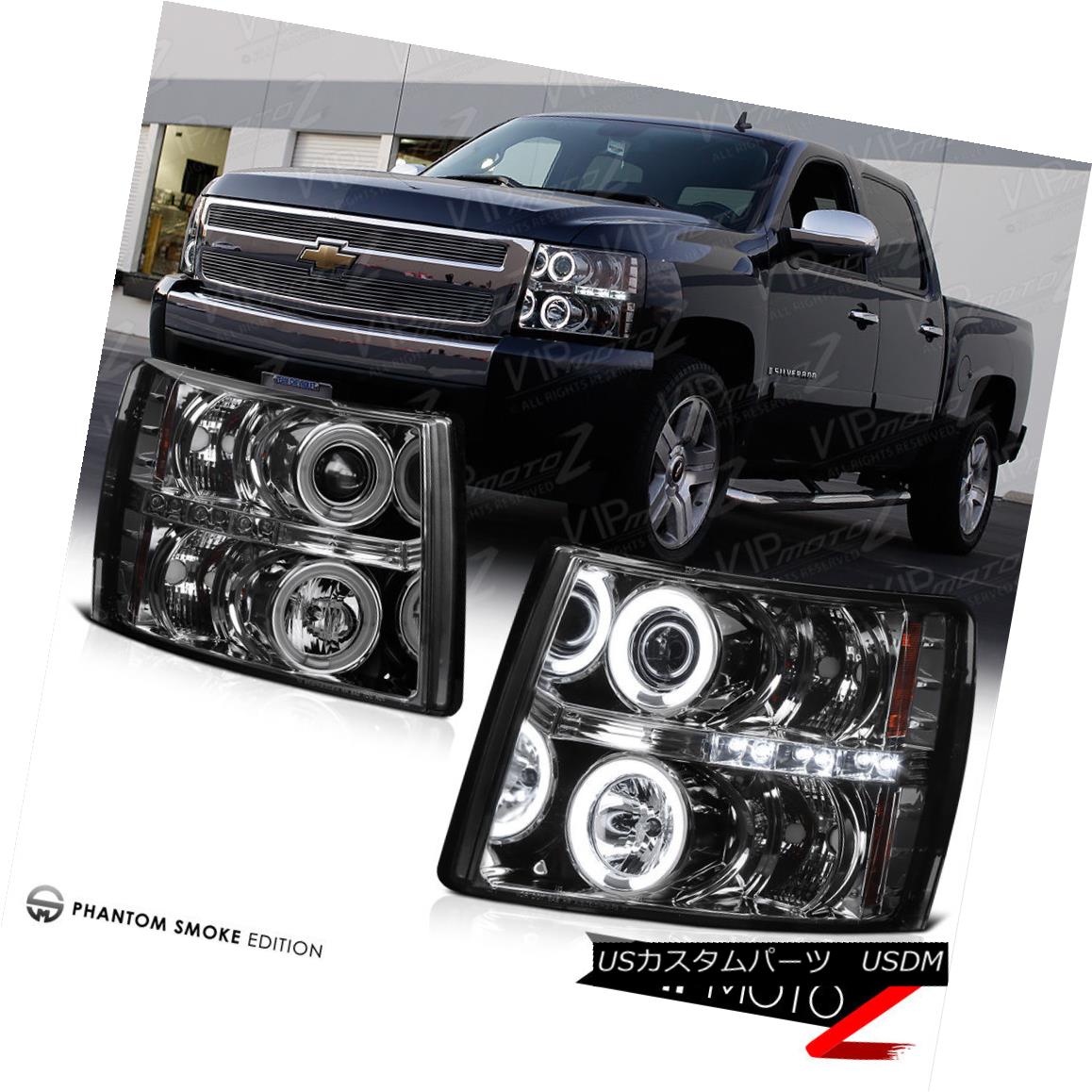 ヘッドライト CCFL Halo LED Projector Headlight 07-13 Chevy Silverado 1500/2500/3500 V8 Truck CCFL Halo LEDプロジェクターヘッドライト07-13 Chevy Silverado 1500/2500/3500 V8トラック 【並行輸入品】
