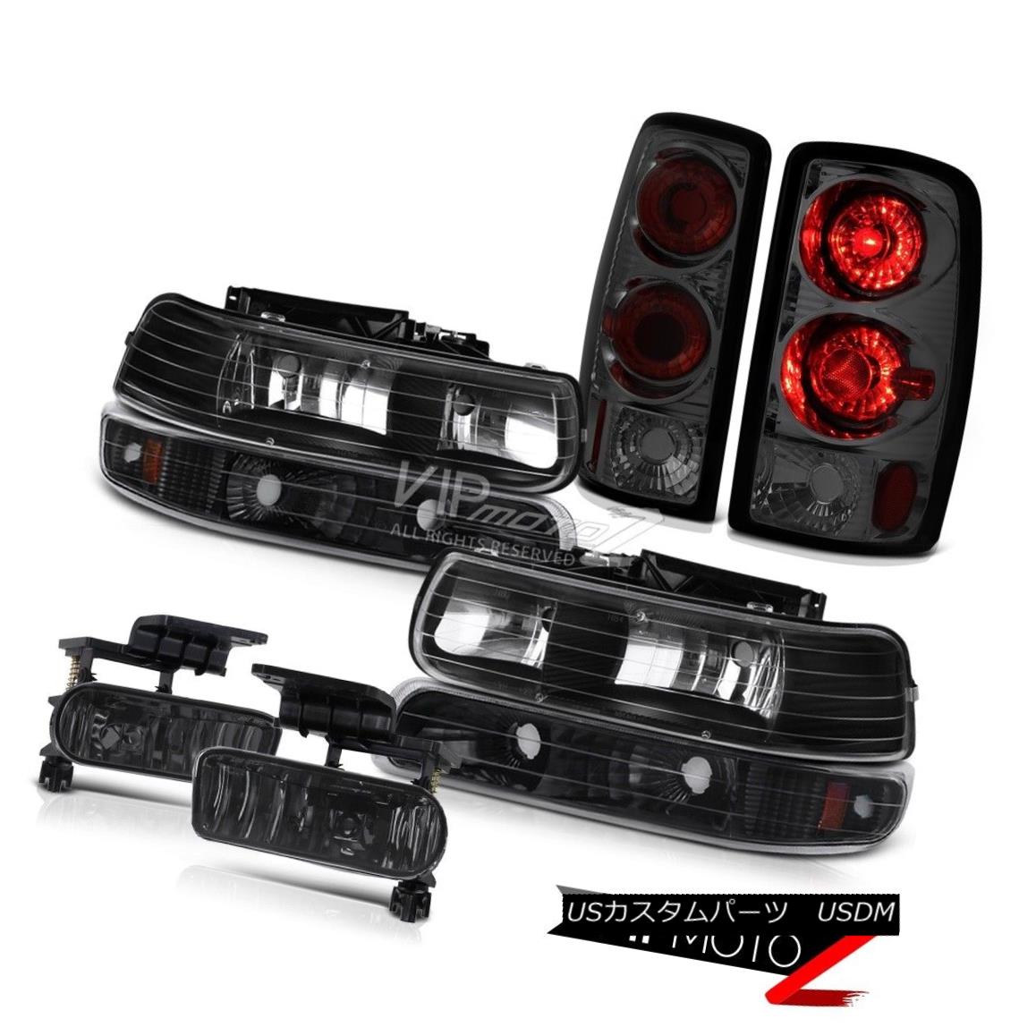 ヘッドライト Jet Black Headlights Brake Tail Lights Smoke Fog 00 01 02 03 04 05 Suburban 1500 ジェットブラックヘッドライトブレーキテールライトスモークフォグ00 01 02 03 04 05郊外1500 【並行輸入品】