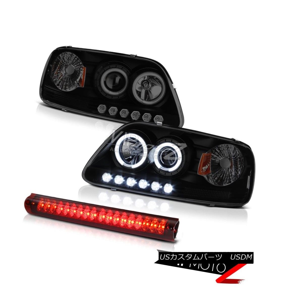 ヘッドライト F150 SVT 2001 2002 2003 CCFL Angel Eye Projector Headlight Third Brake Light LED F150 SVT 2001 2002 2003 CCFLエンジェルアイプロジェクターヘッドライト第3ブレーキライトLED 【並行輸入品】