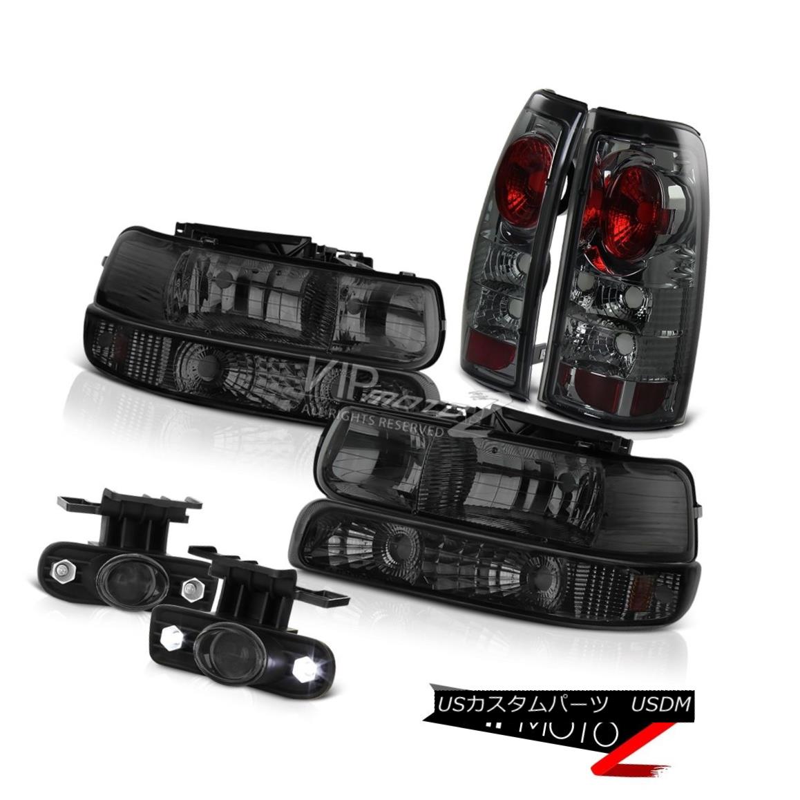 ヘッドライト Bumper Headlights Smoke Rear Brake Lamps Projector Fog 99-02 Silverado 5.3L V8 バンパーヘッドライトスモークリアブレーキランププロジェクターフォグ99-02 Silverado 5.3L V8 【並行輸入品】 51,678円