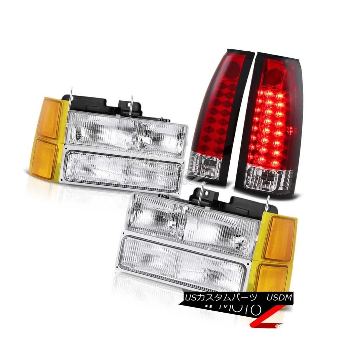ヘッドライト 94-98 Chevy C1500 Lights headlamps corner rosso red tail brake SMD \