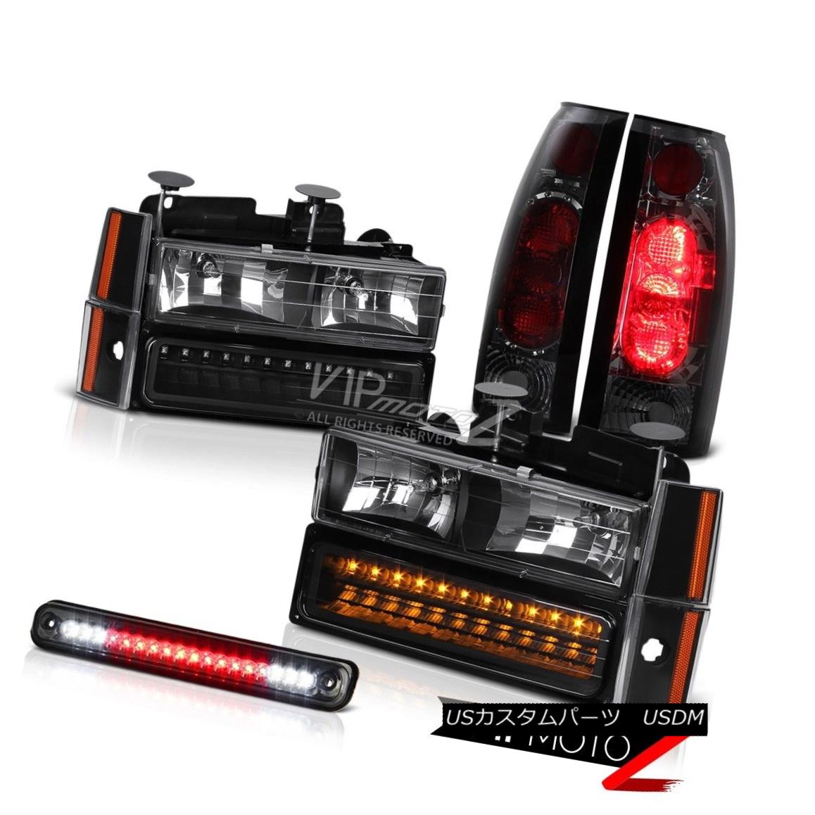 ヘッドライト 1988 1989 1990 1991 1992 1993 Chevrolet C1500 C2500 BLK Headlight LED Tail Light 1988 1989 1989 1990 1991 1992 Chevrolet C1500 C2500 BLKヘッドライトLEDテールライト 【並行輸入品】