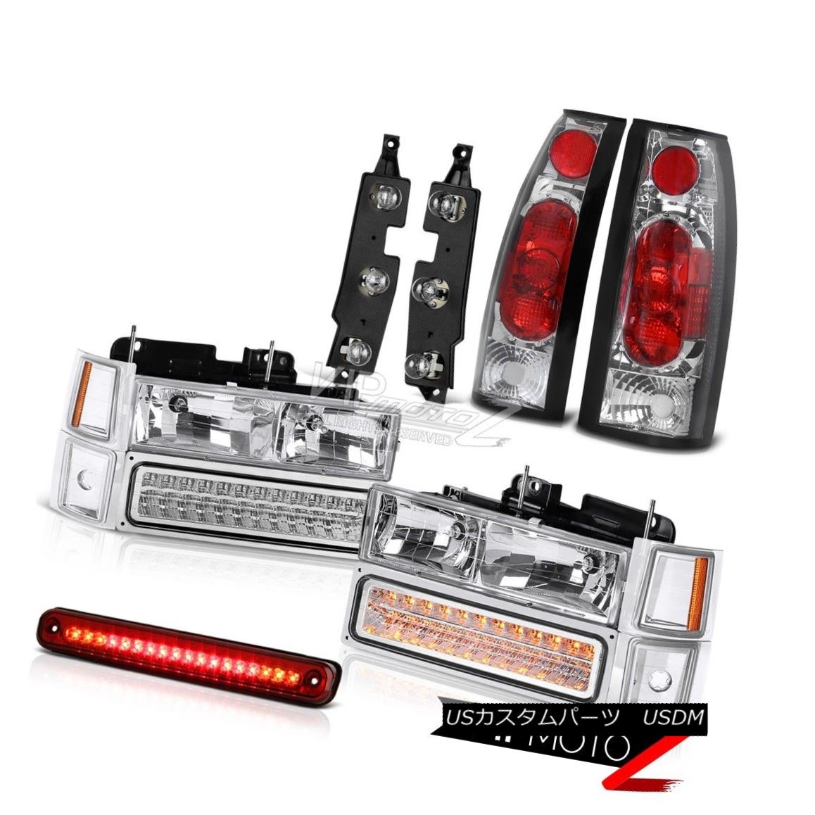 ヘッドライト 94-98 Chevy C2500 Roof Cab Lamp Bulbs Socket Taillights 8Pcs Headlight Combo 94-98シボレーC2500ルーフキャブのランプバルブソケットテールライト8個のヘッドライトコンボ 【並行輸入品】