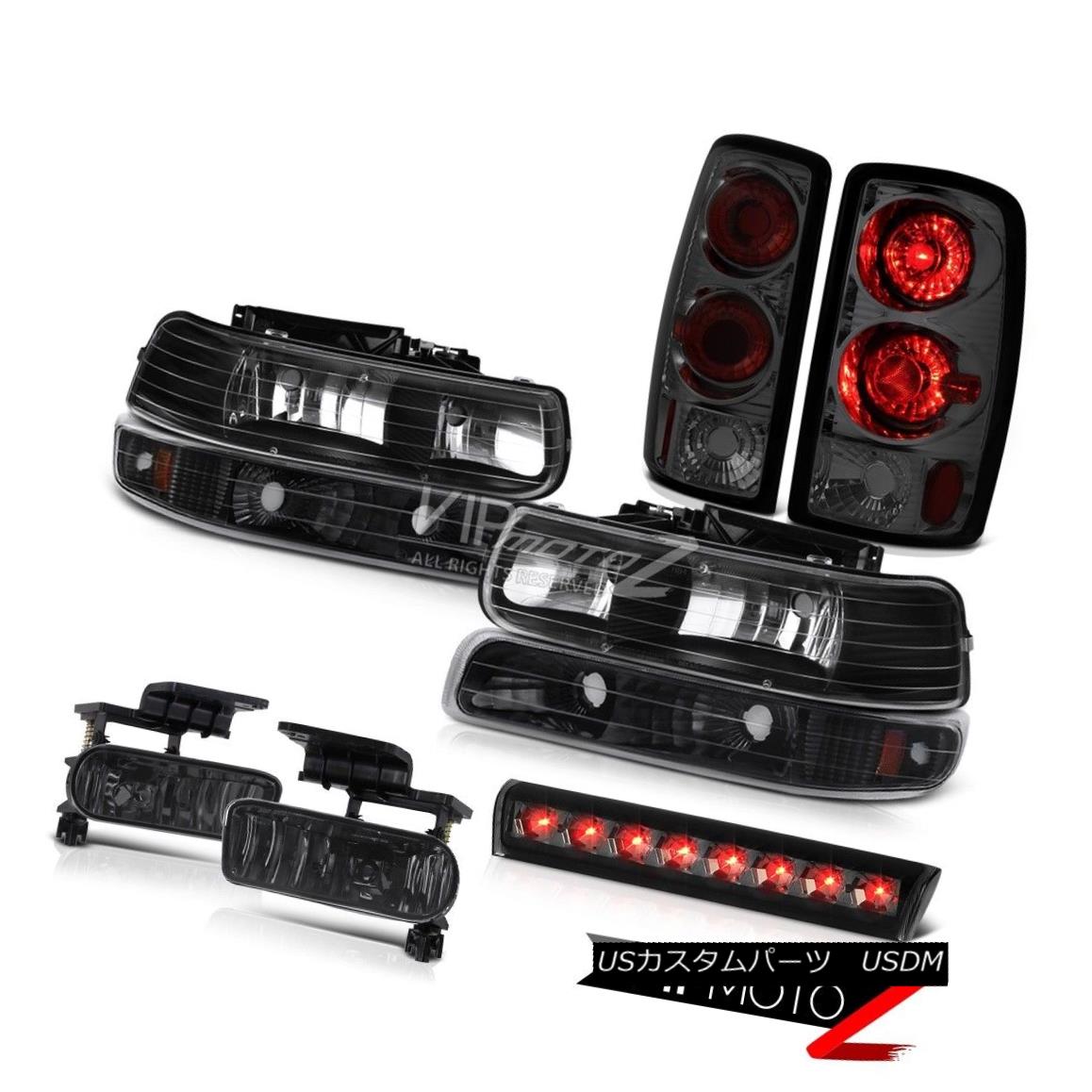ヘッドライト 2000-2006 Tahoe 4X4 Third brake lamp foglamps tail lamps black bumper Foglamps 2000-2006タホ4X4第3ブレーキランプフォグランプテールランプブラックバンパーフォグランプ 【並行輸入品】