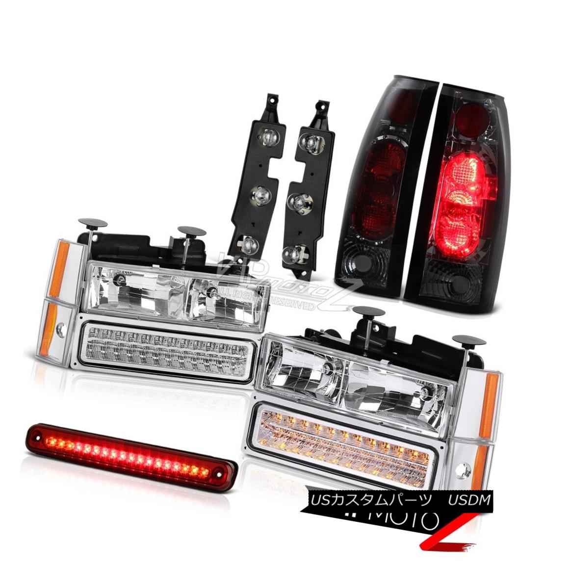 ヘッドライト 88-93 Chevy K3500 Red Roof Brake Lamp Tail Panel Lamps 8Pcs Headlight Combo L+R 88-93シェビーK3500赤い屋根のブレーキランプテールパネルランプ8個のヘッドライトコンボL + R 【並行輸入品】