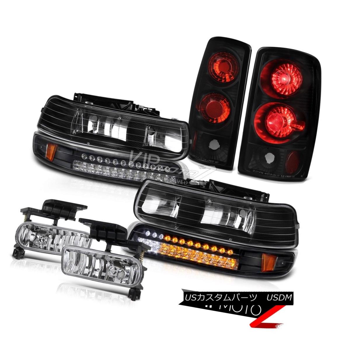 ヘッドライト LH+RH Headlamps Signal Tail Lamps Chrome Fog 00 01 02 03 04 05 06 Suburban 1500 LH + RHヘッドランプ信号テールランプクロムフォグ00 01 02 03 04 05 06郊外1500 【並行輸入品】