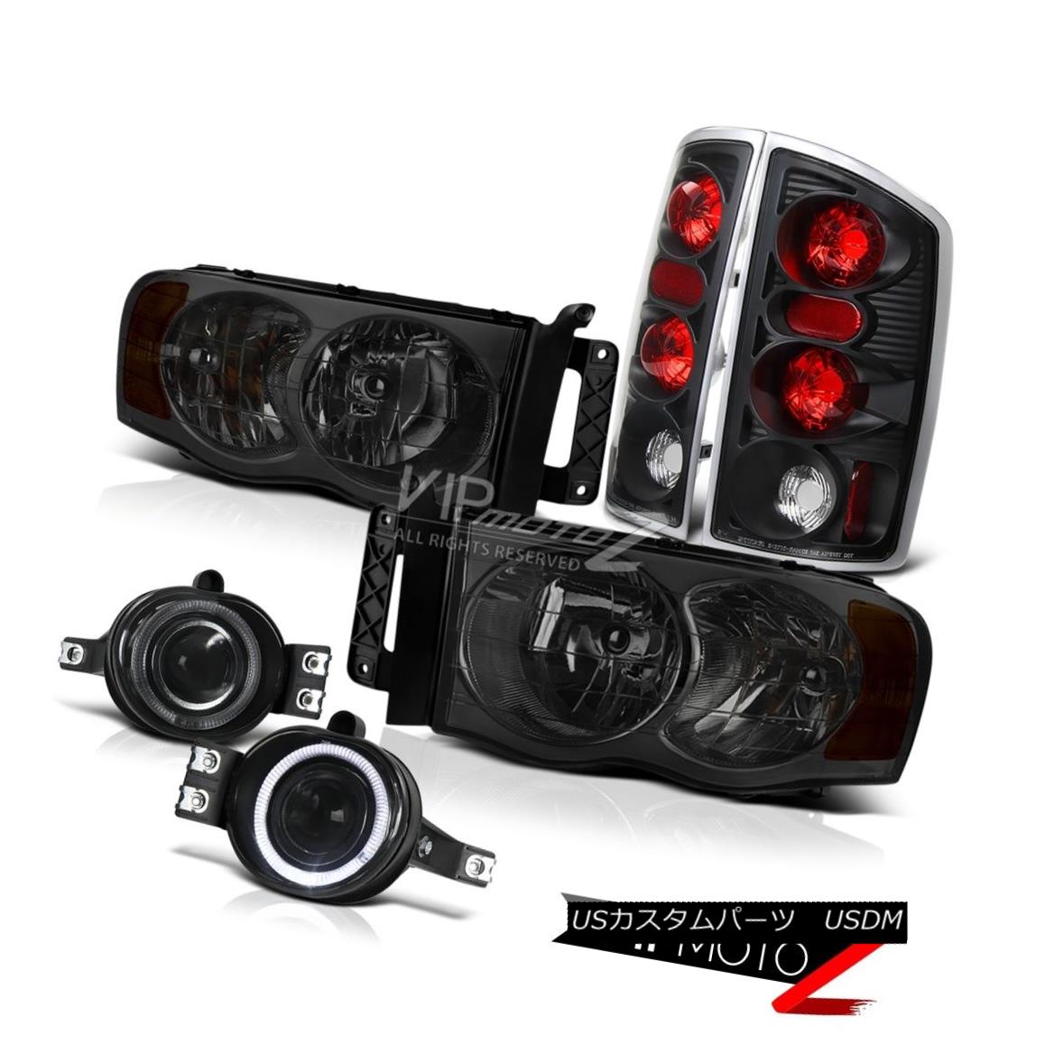 ヘッドライト 2002-05 |Dodge Ram| SMOKE HeadLight BLACK TAIL LIGHT SMOKE PROJECTOR FOG LIGHT 2002-05 | Dodge Ram | SMOKEヘッドライトブラックテールライト喫煙プロジェクターフォグライト 【並行輸入品】