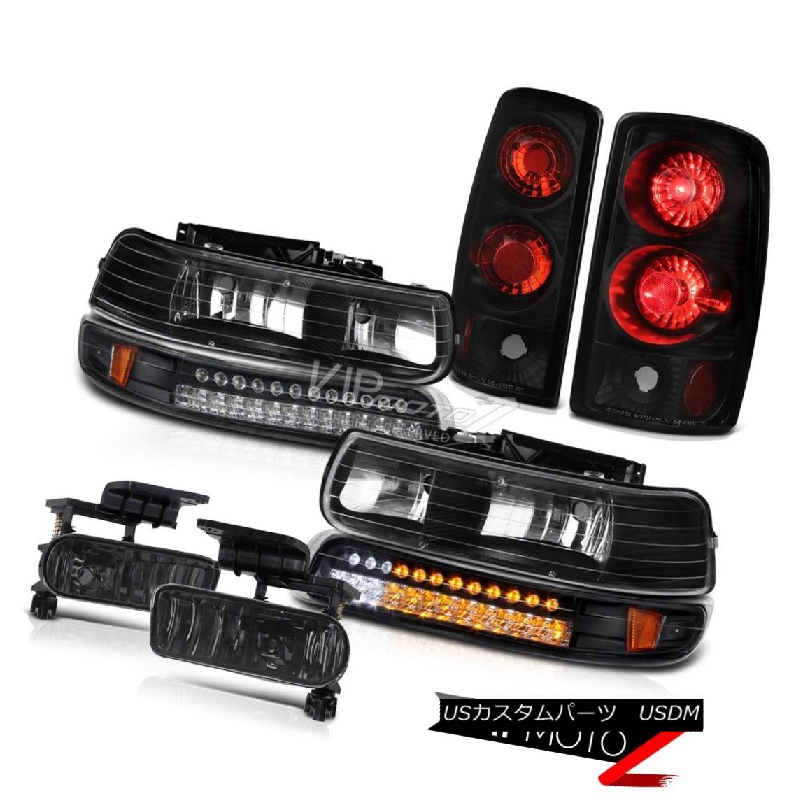 ヘッドライト 00 01 02 03 04 05 06 Tahoe 4.8L Black Diamond Headlights LED Taillight Smoke Fog 00 01 02 03 04 05 06タホ4.8LブラックダイヤモンドヘッドライトLEDテールライトスモークフォグ 【並行輸入品】