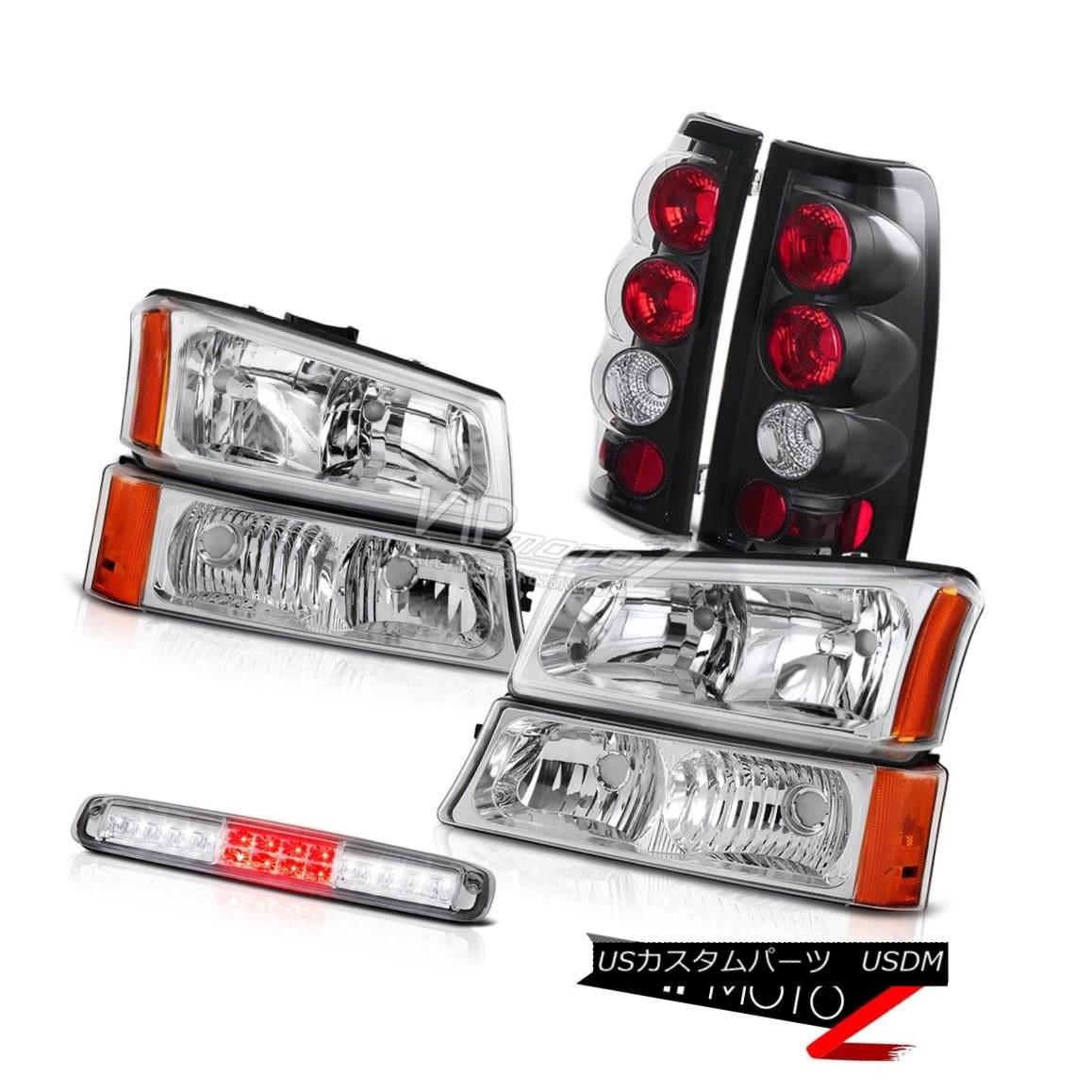 ヘッドライト 03 04 05 06 Silverado Chrome Parking Light High Stop Lamp Headlamps Tail Lights 03 04 05 06 Silverado Chrome Parking Lightハイストップランプヘッドランプテールライト 【並行輸入品】