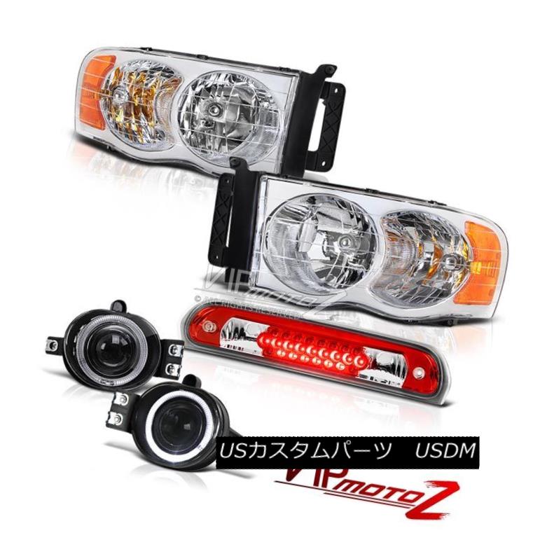 桜 印 ヘッドライト HaloヘッドライトブレーキテールライトプロジェクターフォグライトThird Cargo LED 2007 2007 Ram  Halo