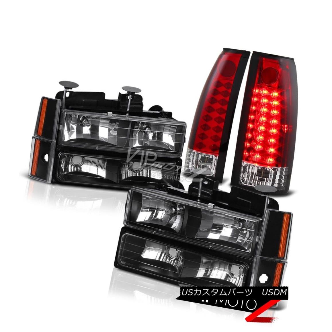 ヘッドライト 1992-1993 Chevy Suburban CK 1500 2500 Red LED Brake Lamps Corner Headlights C10 1992-1993 Chevy Suburban CK 1500 2500赤色LEDブレーキランプコーナーヘッドライトC10 【並行輸入品】