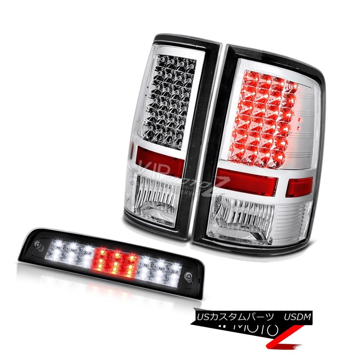 ヘッドライト 09-17 Ram 1500 2500 3500 SLT Raven Black High Stop Lamp Tail Lamps \