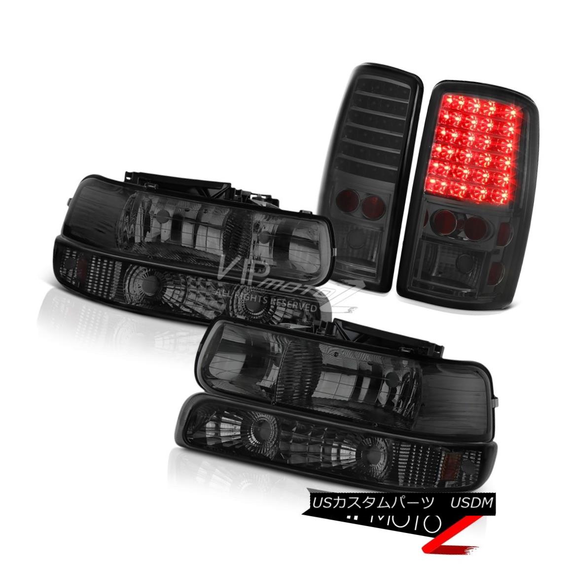 ヘッドライト 2000-2006 Chevy Suburban 6.0L Bumper Headlights Dark Smoke LED Brake Tail Lights 2000-2006シボレー郊外6.0LバンパーヘッドライトダークスモークLEDブレーキテールライト 【並行輸入品】 50,754円