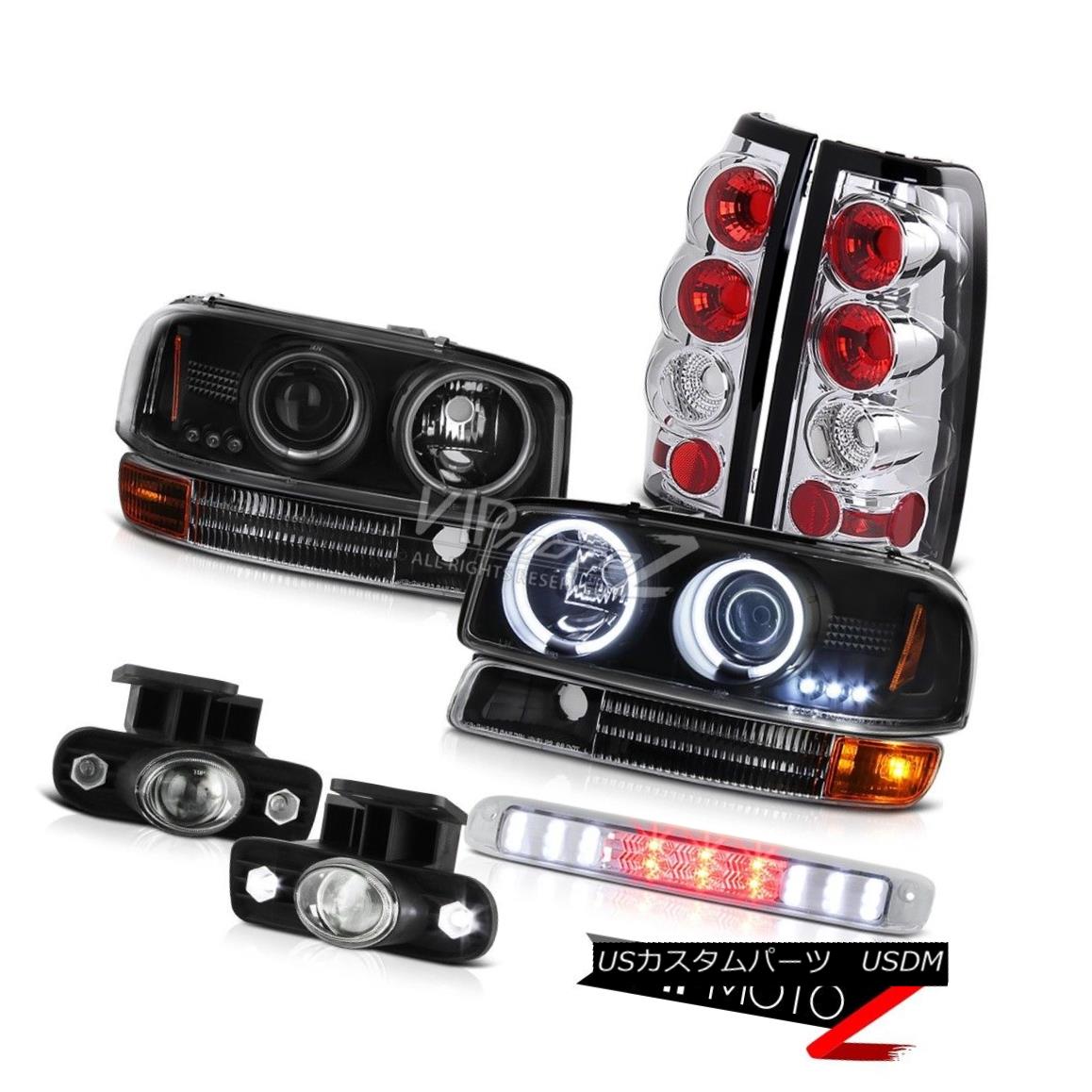 ヘッドライト Fluorescence Halo Headlight Taillight Projector Fog Brake Cargo LED 99-02 Sierra 蛍光ハローヘッドライトテールライトプロジェクターフォグブレーキカーゴLED 99-02 Sierra 【並行輸入品】