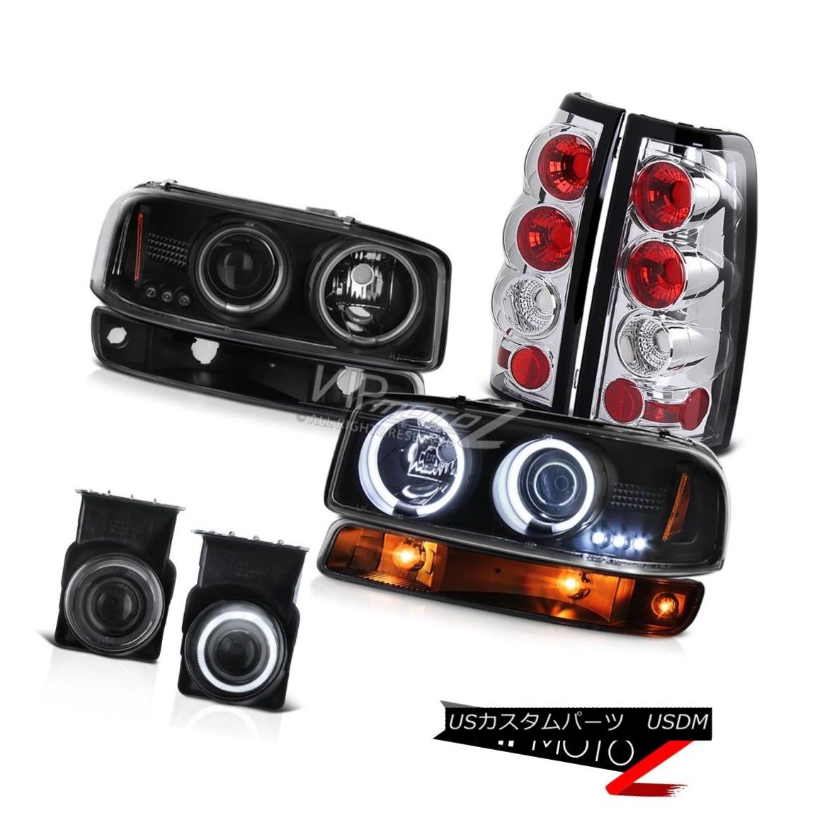 ヘッドライト 2003-2006 GMC Sierra Dark smoke fog lamps rear brake signal lamp ccfl Headlamps 2003-2006 GMC Sierraダークグレー霧ランプリアブレーキ信号灯ccflヘッドランプ 【並行輸入品】 64,917円