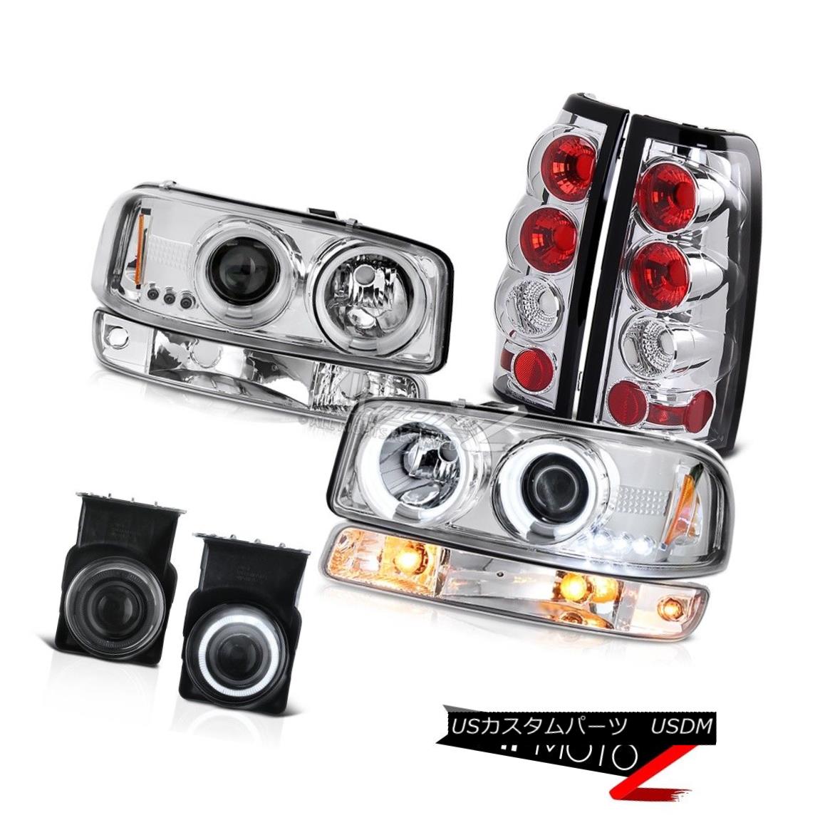 ヘッドライト 03-06 Sierra 4.3L Fog lamps euro clear taillights signal lamp ccfl headlights 03-06シエラ4.3Lフォグランプユーロクリア尾灯信号灯ccflヘッドライト 【並行輸入品】