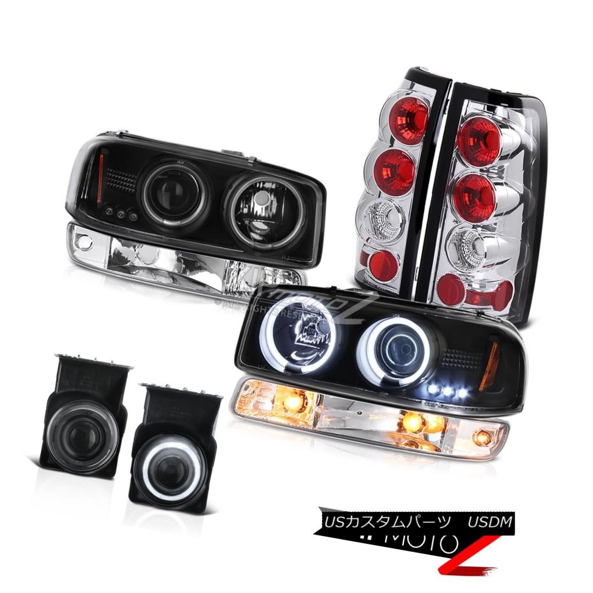 ヘッドライト 03-06 Sierra 2500 Smokey fog lamps tail parking lamp raven black ccfl Headlights 03-06 Sierra 2500スモーキーフォグランプテールパーキングランプレーブブラックccflヘッドライト 【並行輸入品】