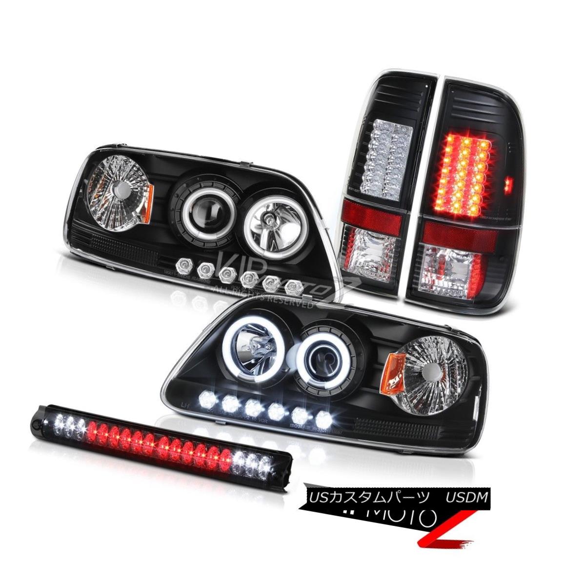 ヘッドライト 99 2000 2001 F150 Halo Rim CCFL Headlamp SMD Brake Tail Light Set Cargo Lamp LED 99 2000 2001 F150ハローリムCCFLヘッドランプSMDブレーキテールライトセットカーゴランプLED 【並行輸入品】 64,917円