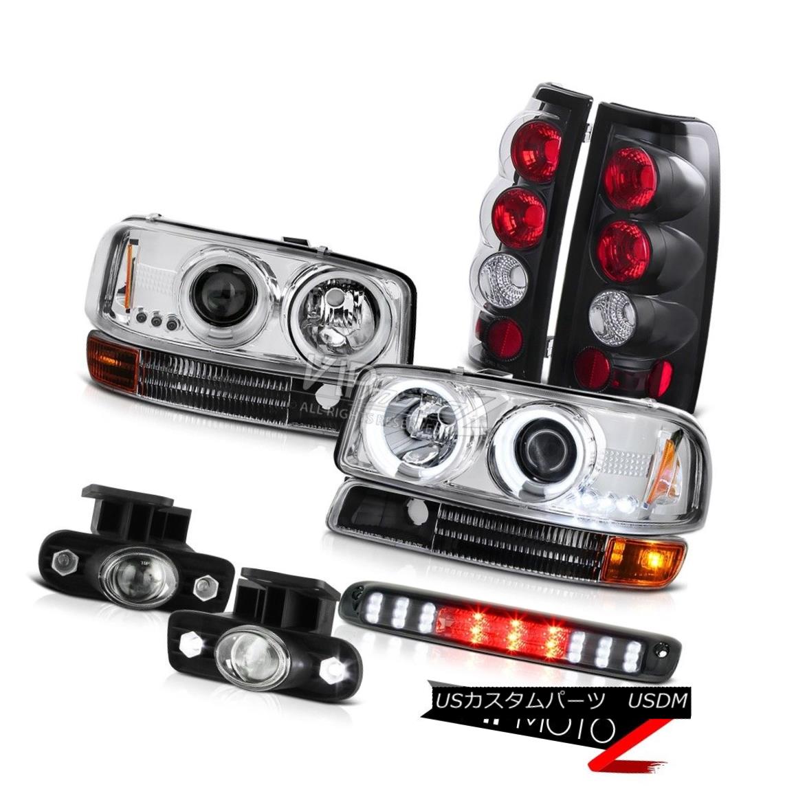 ヘッドライト 99-02 Sierra 1500 Headlights CCFL Angel Eye Parking Tail Lights Projector Fog 99-02 Sierra 1500ヘッドライトCCFLエンジェルアイパーキングテールライトプロジェクターフォグ 【並行輸入品】
