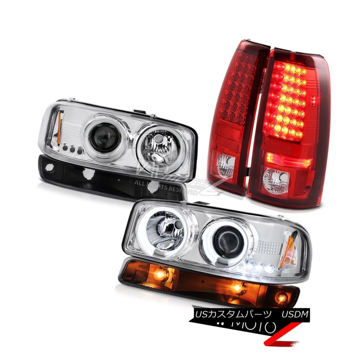 ヘッドライト 1999-2006 Sierra GMT800 Taillights black parking light chrome ccfl headlamps 1999-2006シエラGMT800葉っぱ灯ブラックパーキングライトクロムccflヘッドライト 【並行輸入品】