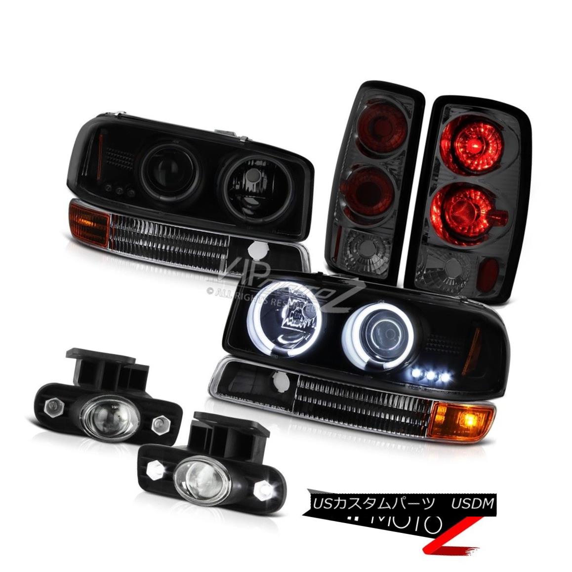 ヘッドライト 00-06 GMC Yukon CCFL Angel Eye Headlights DRL Signal Smoke Tail Lamps FogLights 00-06 GMC Yukon CCFLエンジェルアイヘッドライトDRL信号煙テールランプFogLights 【並行輸入品】