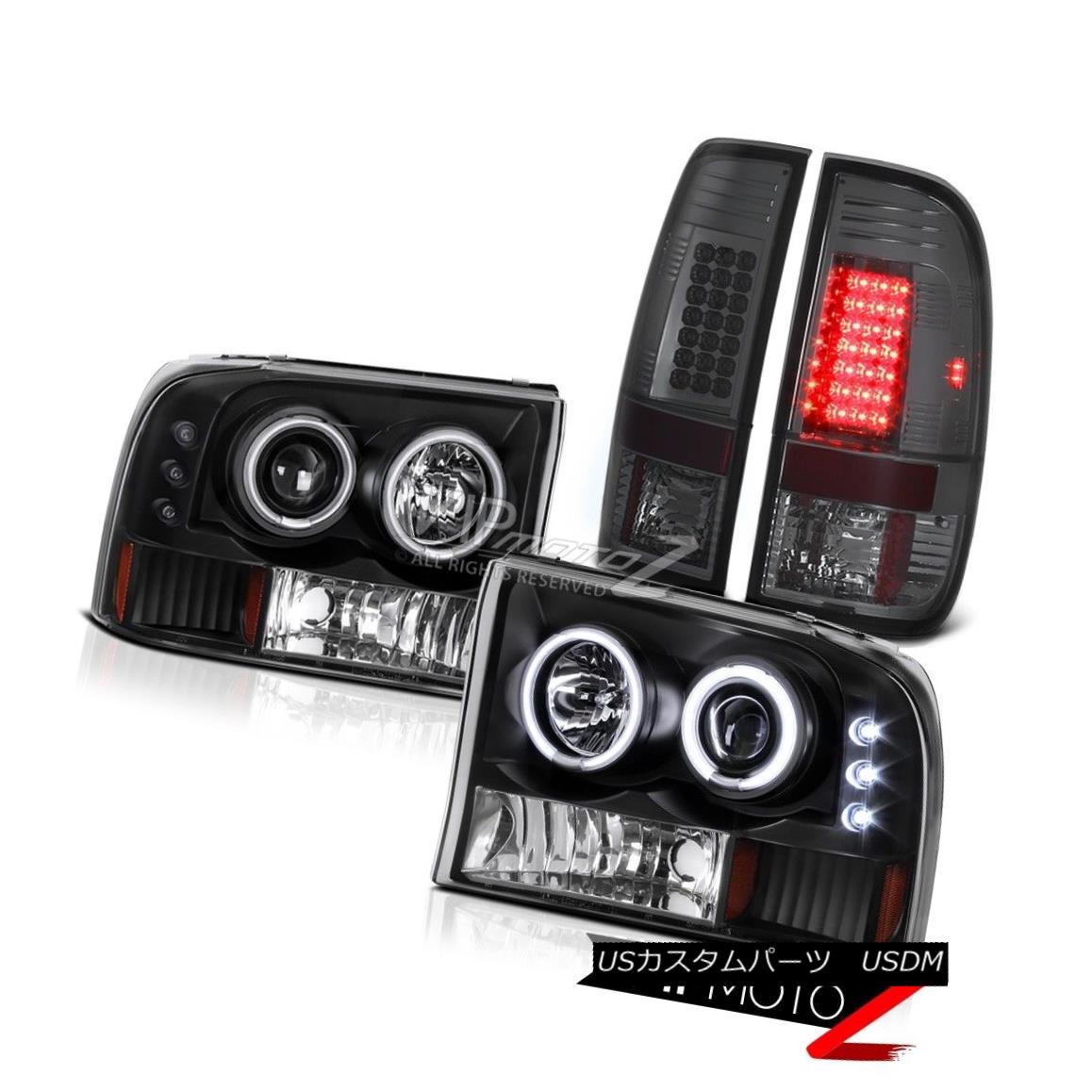 ライト ランプ メーカー直売 Ccflブラックハローヘッドライトスモークledテールライト F450 F350 1999 04フォードf250 Lights Tail Led Smoke Headlight Halo Black Ccfl F450 F350 F250 Ford 1999 04 ヘッドライト Beachsidecliniccr Com