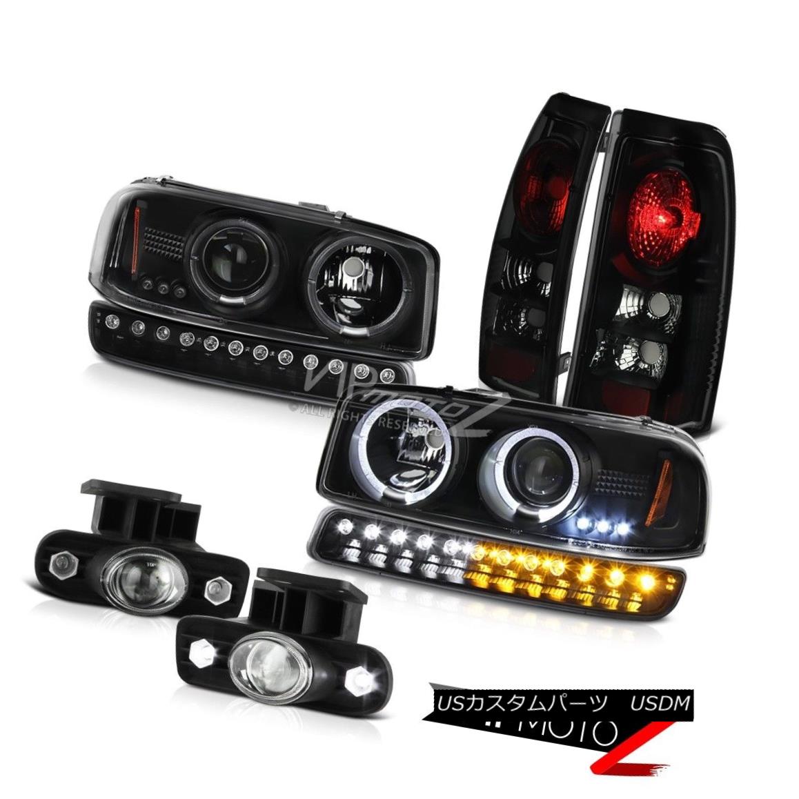 ヘッドライト 99 00 01 02 Sierra 6.0L Euro chrome fog lights taillights parking lamp headlamps 99 00 01 02 Sierra 6.0Lユーロクロームフォグライトテールライトパーキングランプヘッドランプ 【並行輸入品】