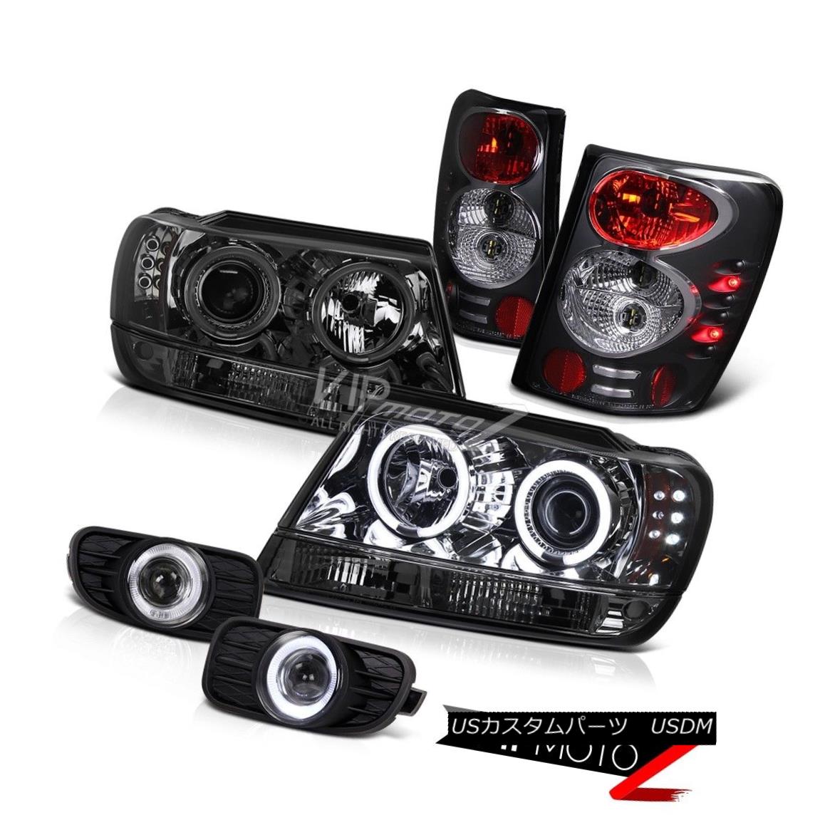 ヘッドライト {SMOKE} CCFL Projector Headlight+Tail Lamp+Fog Light JeeP 1999-2003 Laredo/WG/WJ {SMOKE} CCFLプロジェクターヘッドライト+テールランプ+フォグライトJeeP 1999-2003 Laredo / WG / WJ 【並行輸入品】