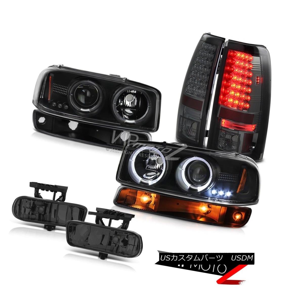 ヘッドライト 99 00 01 02 Sierra 2500 Smokey fog lights smd taillights bumper light headlamps 99 00 01 02 Sierra 2500スモーキーフォグライトsmdテールライトバンパーライトヘッドランプ 【並行輸入品】