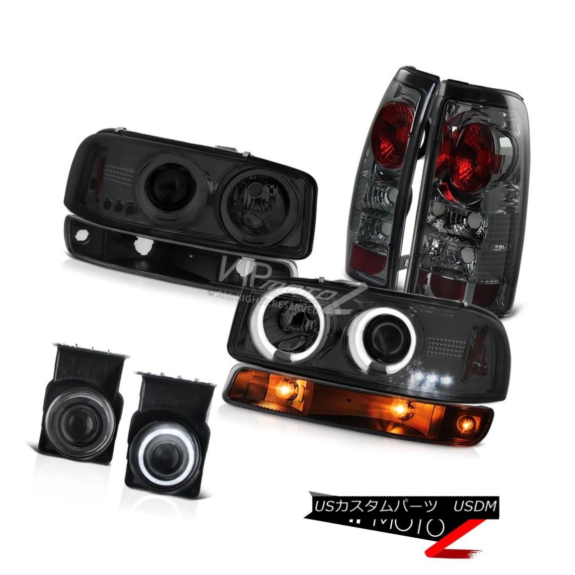 ヘッドライト 03-06 Sierra WT Smokey foglamps taillamps black parking light ccfl headlights 03-06シエラWTスモーキーフォグランプテールランプブラック駐車ライトccflヘッドライト 【並行輸入品】