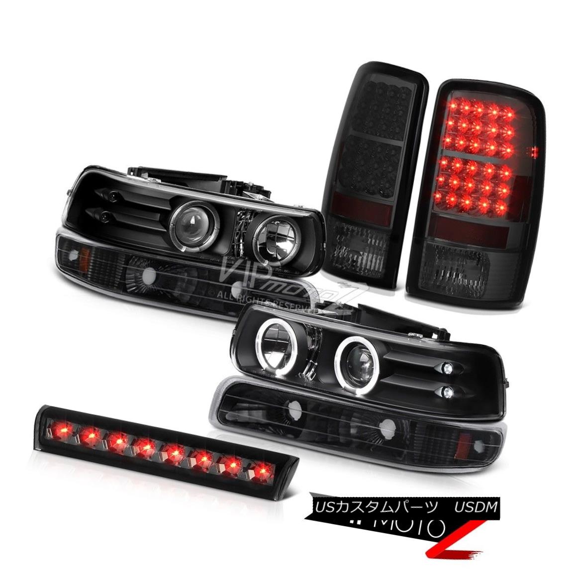 ヘッドライト 2000-2006 Chevy Suburban Black Angel Eye Headlights Turn Lights High Cargo LED 2000-2006シボレー郊外のブラックエンジェルアイヘッドライトターンライトハイカーゴLED 【並行輸入品】 64,917円