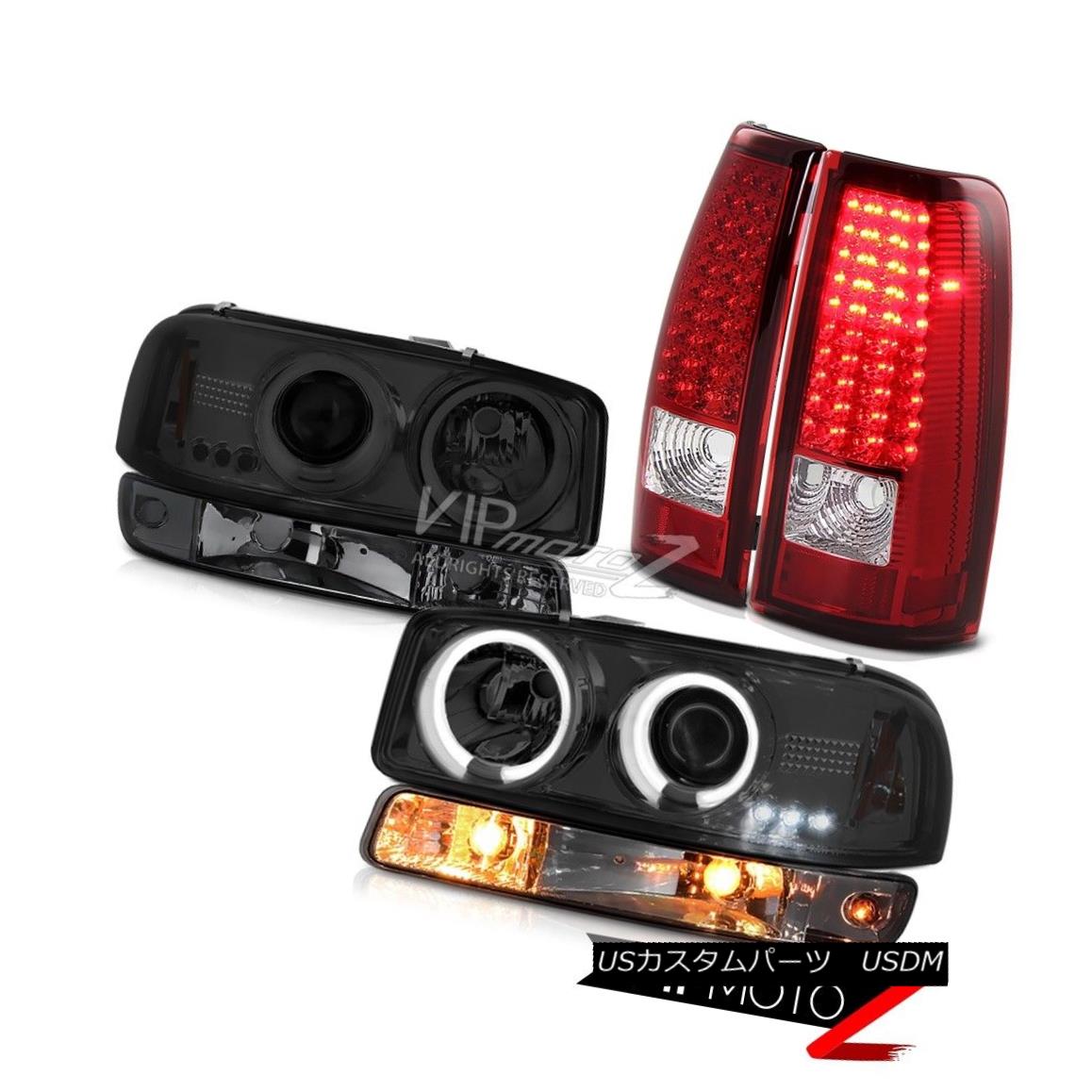 ヘッドライト 99-02 Sierra 3500HD LED parking brake lights light ccfl projector Headlamps LED 99-02シエラ3500HD LEDパーキングブレーキライトライトccflプロジェクターヘッドランプLED 【並行輸入品】