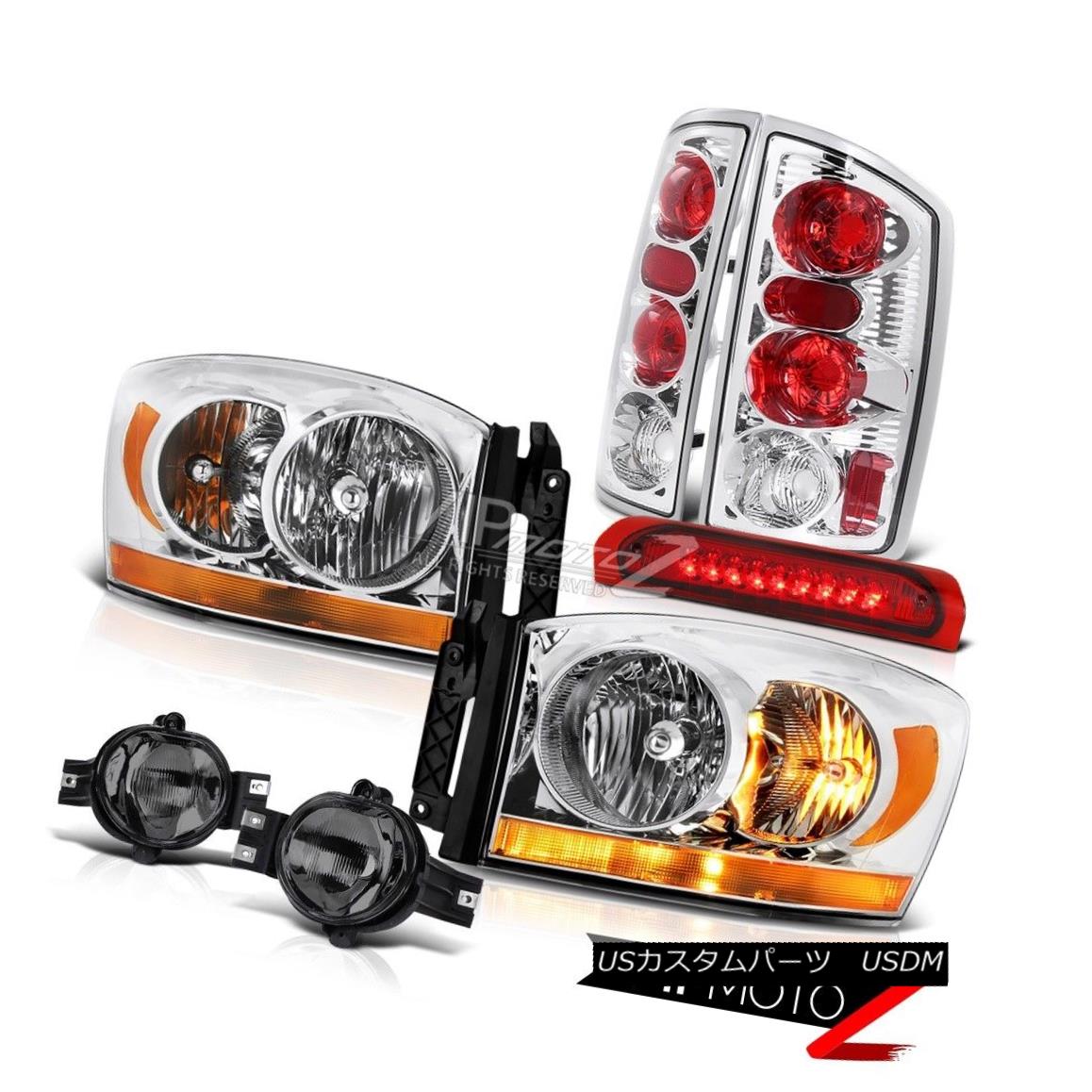 ヘッドライト 2006 Ram Ws Headlamps Dark Smoke Fog Lamps Red Clear 3RD Brake Light Rear Lamps 2006ラムWsヘッドランプダークスモークフォグランプレッドクリア3RDブレーキライトリアランプ 【並行輸入品】