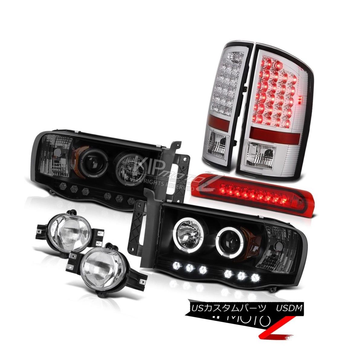 ヘッドライト 2004 2005 Ram 1500 WS Headlight Halo LED Brake Taillight Foglight Wine Red Third 2004 2005 Ram 1500 WSヘッドライトHalo LEDブレーキテールライトフォグライトワインレッド3 【並行輸入品】