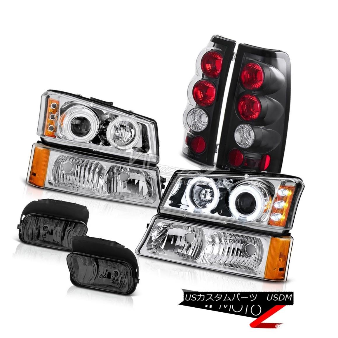 ヘッドライト 05 06 Silverado Halo CCFL Projector Signal Bumper Tail Lights Driving Foglamp 05 06 Silverado Halo CCFLプロジェクター信号バンパーテールライトドライビングフォグランプ 【並行輸入品】