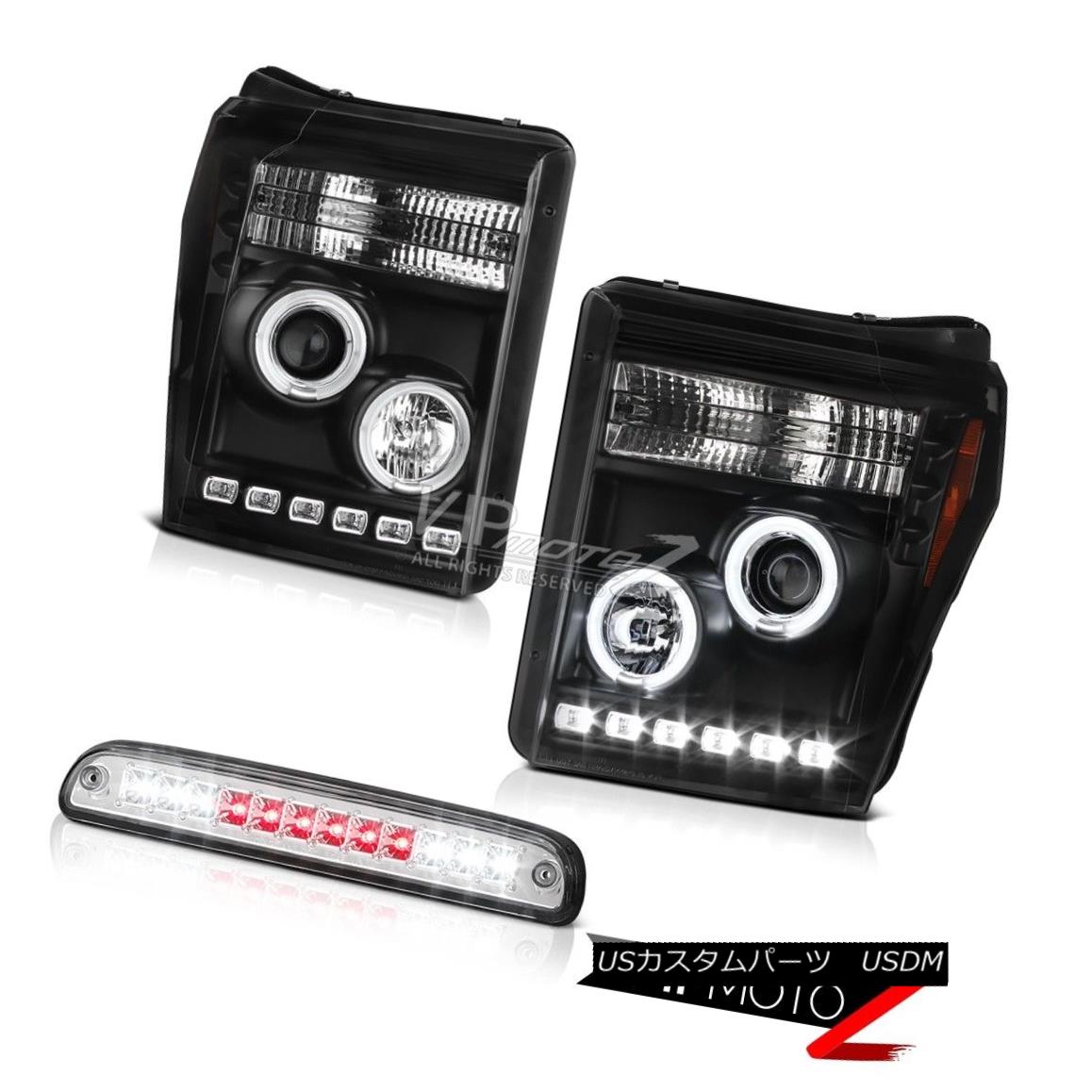 ヘッドライト 11 12 13 14 15 16 F250 Platinum Euro Clear 3RD Brake Lamp Black Headlamps Cool 11 12 13 14 15 16 F250プラチナユーロクリア3RDブレーキランプブラックヘッドランプクール 【並行輸入品】