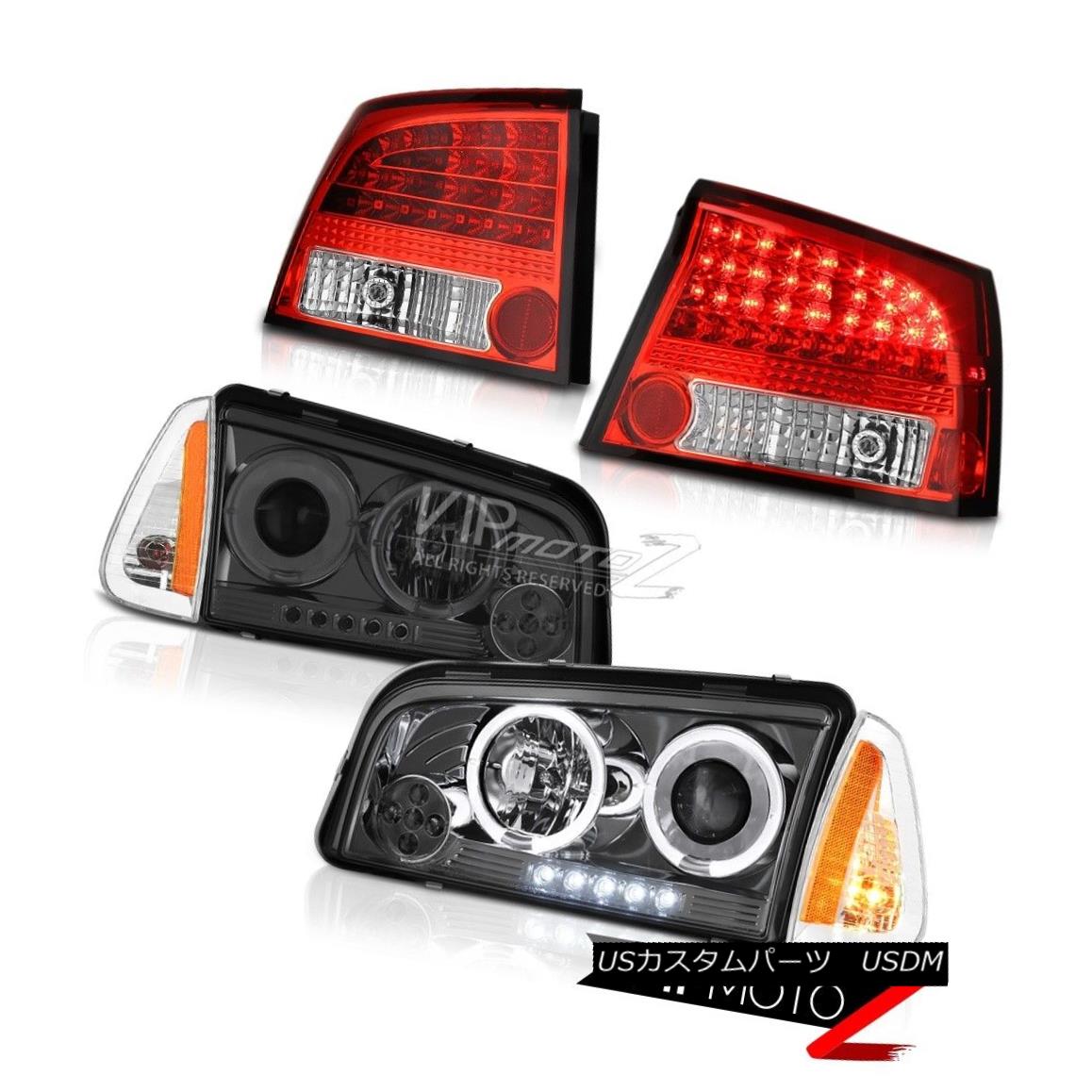 国内在庫 ライト ランプ Charger Dodge 09 10 ヘッドライト Dub 09 10ダッジチャージャーdubブラッディー赤いテールライト信号光燻製ヘッドライト Headlights Smokey Light Signal Taillights Red Bloody Zambettis Com