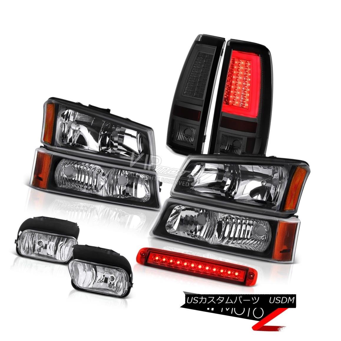 ヘッドライト 03-06 Chevy Silverado 2500Hd Tail Lights Roof Cargo Light Black Headlamps Fog 03-06 Chevy Silverado 2500Hdテールライトルーフカーゴライトブラックヘッドランプフォグ 【並行輸入品】