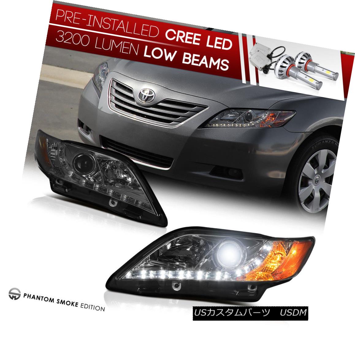 結婚祝い ライト ランプ Toyota 07 09 Beam Low Led ヘッドライト Camry Ceプロジェクタースモークデイタイム ヘッドランプ Se 07 09トヨタカムリle Beam Low Led Lamp Head Daytime Smoke Projector Le Se Ce