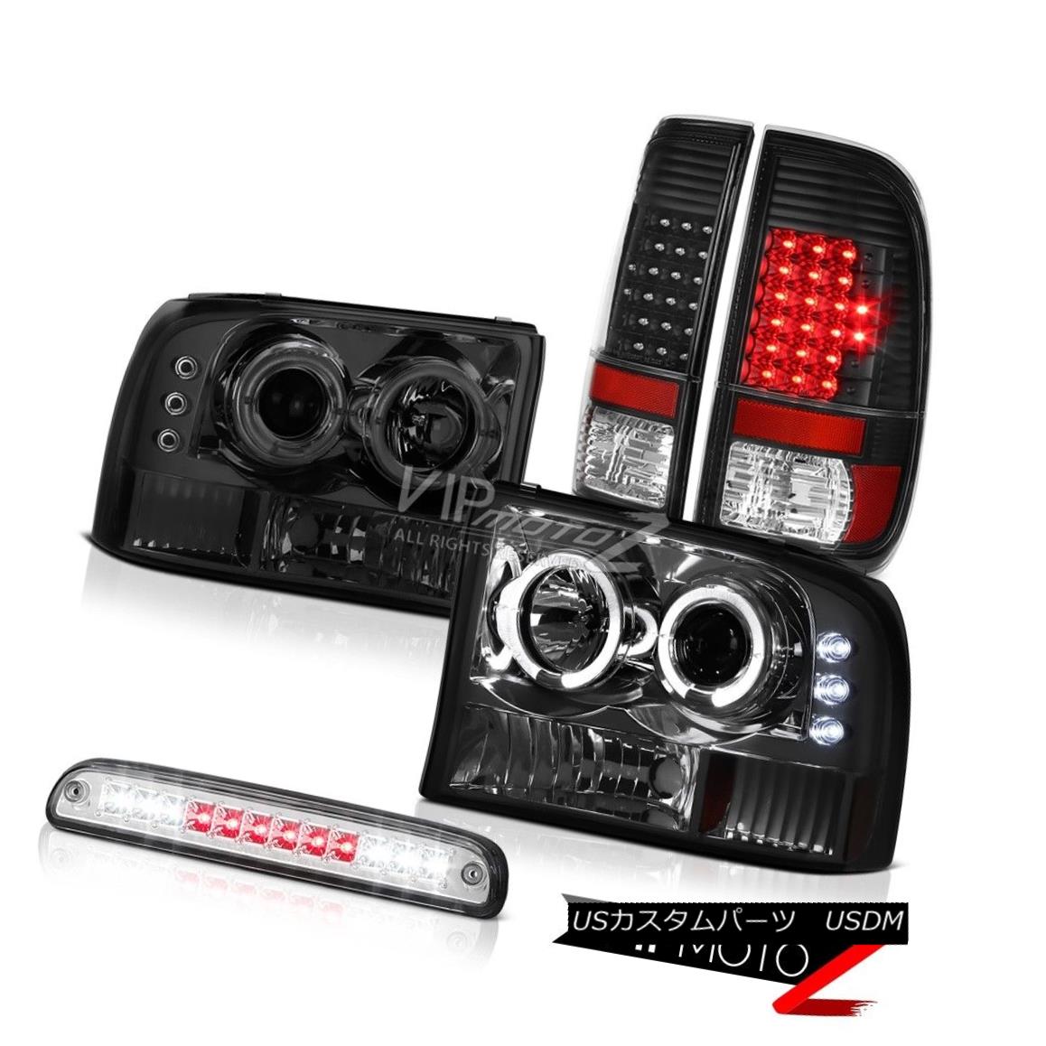 テールライト 03-06 Sierra SLE Foglights smd taillights signal lamp matte black headlights 03-06 Sierra SLE Foglights smdテールライト信号ランプマットブラックヘッドライト