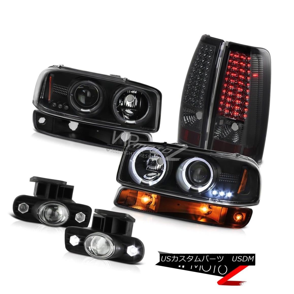 ヘッドライト 99-02 Sierra 2500 Foglights led tail lights parking lamp headlamps \