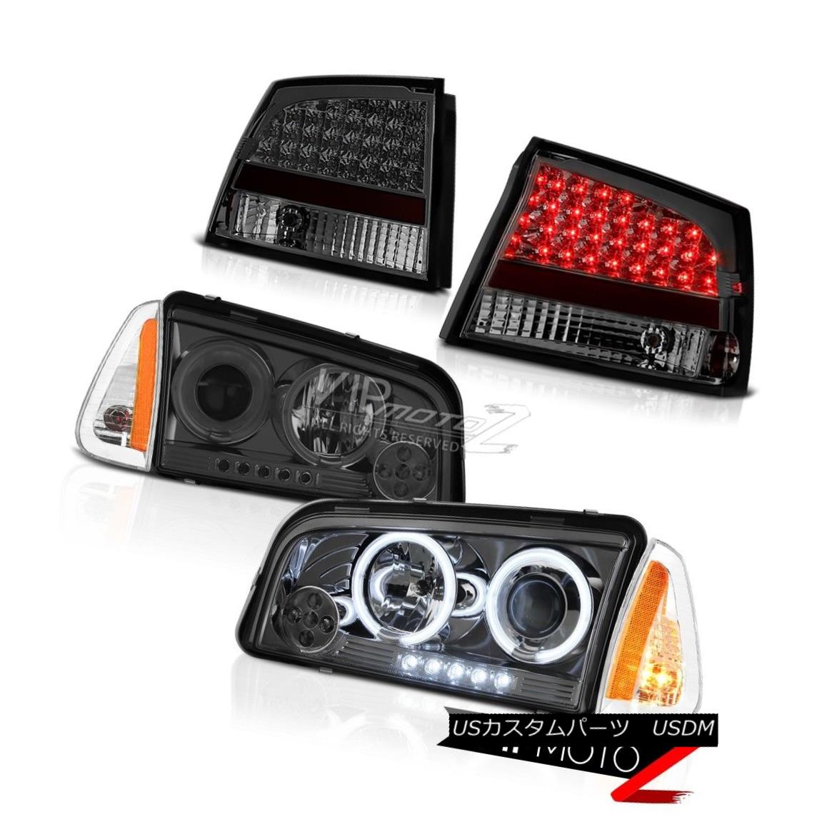 21超人気 ライト ランプ Smoked 5 7l Charger Dodge 09 10 ヘッドライト Taillamps 09 10ダッジチャージャー5 7lスモークテールランプユーロクリアコーナーランプヘッドライト Headlights Lamp Corner Clear Euro