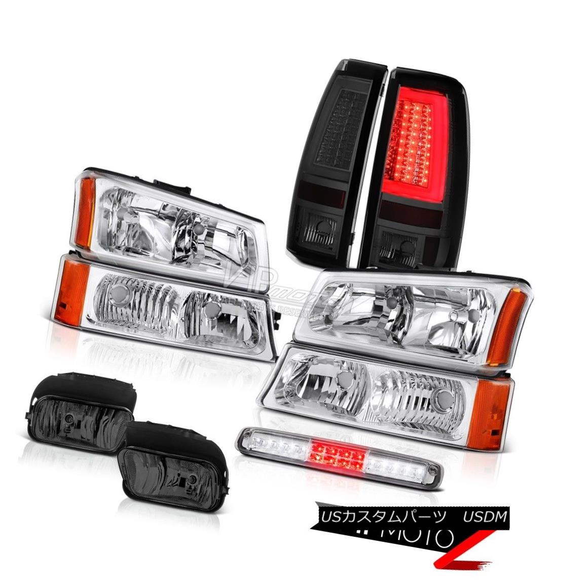 ヘッドライト 03 04 05 06 Chevy Silverado Tail Lights Headlamps Foglights High Stop Light LED 03 04 05 06 Chevy SilveradoテールライトヘッドランプFoglightsハイストップライトLED 【並行輸入品】