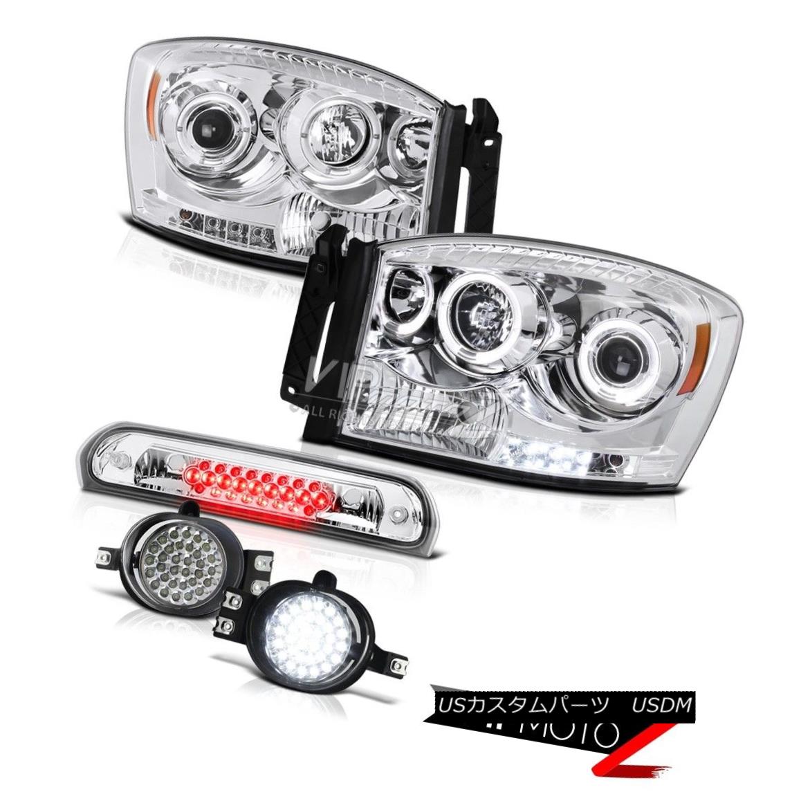 税込 ライト ランプ 07 Clear Stop Roof Fog Wiring Led Headlights Led Halo Crystal ヘッドライト 08 08ダッジラムヘミ Ledフォグルーフストップクリア07 クリスタルハローledヘッドライト配線 Hemi Ram Dodge Zambettis Com