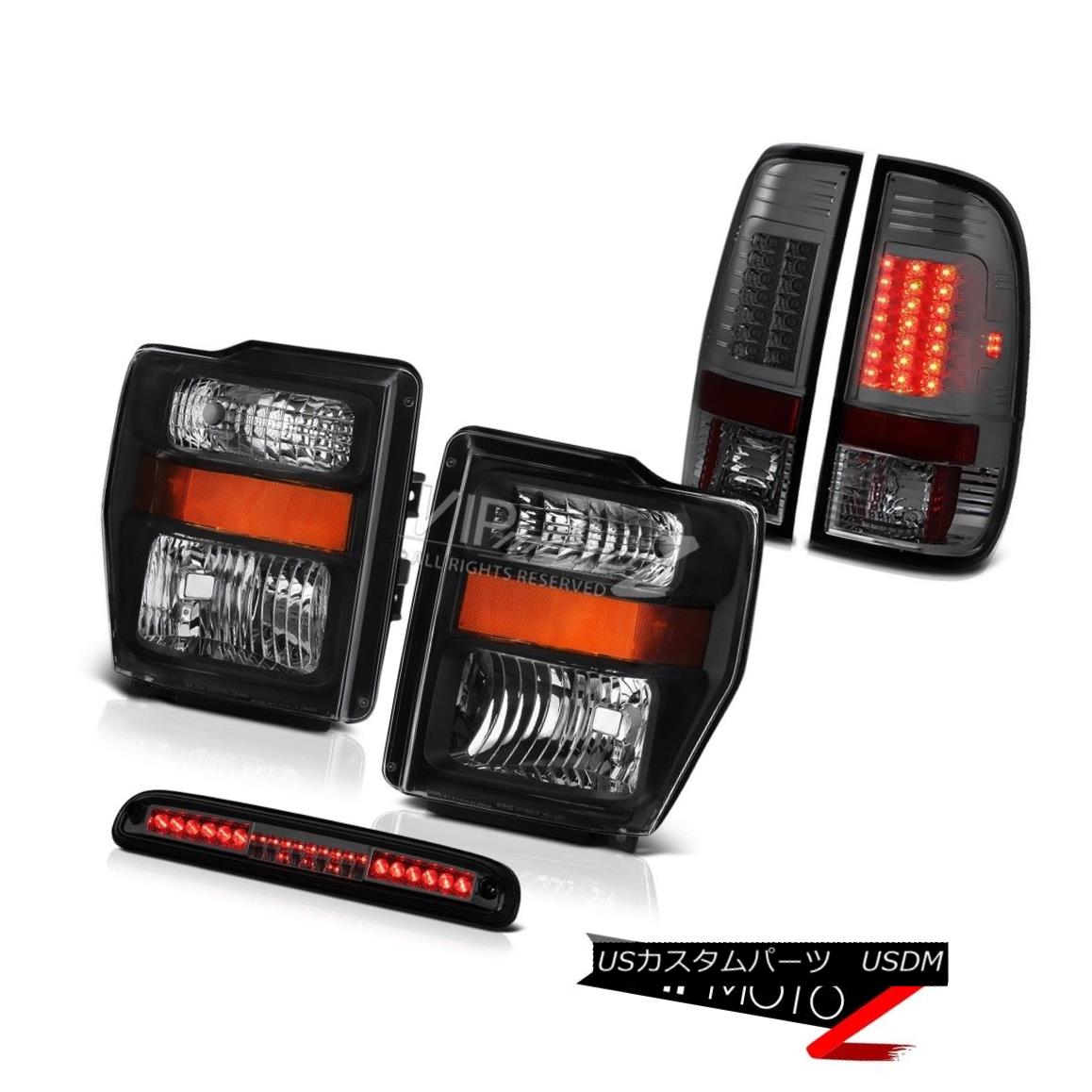 ヘッドライト Left Right Headlamps Smoke Brake Tail Lights Third Cargo LED 2008-2010 Ford F350 左のライトヘッドランプスモークブレーキテールライト第3貨物LED 2008-2010 Ford F350 【並行輸入品】 64,070円