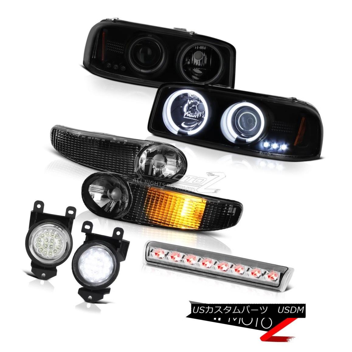 ヘッドライト GMC Yukon GMT801 CCFL Fluorescence Ring Headlights Bumper Fog Roof Stop LED Lamp GMC Yukon GMT801 CCFL蛍光リングヘッドライトバンパーフォグルーフストップLEDランプ 【並行輸入品】